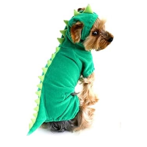 NACOCO Dog Dinosaur Design Costume Green Pet Clothes for Medium - Picture 4 of 6